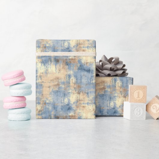 Shabby Chic Wall Pattern Wrapping Paper Roll Cadeaupapier (Baby Shower)