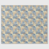 Shabby Chic Wall Pattern Wrapping Paper Roll Cadeaupapier (Vlak)