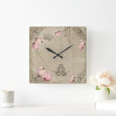 Shabby Chic - wandklok (Huis)