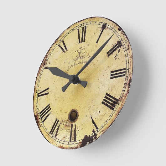  Shabby Chic-wandklok Ronde Klok (Hoek)