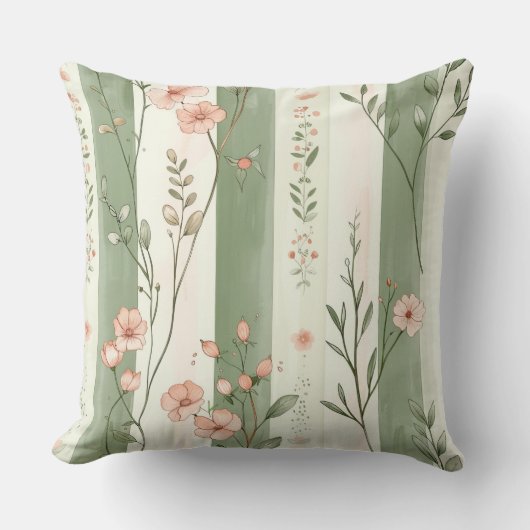 Shabby Chic Watercolor Kussen (Voorkant)