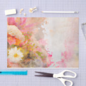 Shabby Chic Waterverf Floral Tissuepapier (Craft)