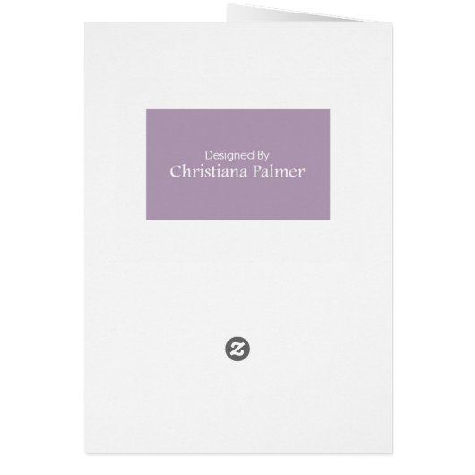 Shabby Chic Wedding Cake Card (Achterkant)