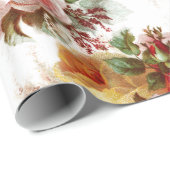  Shabby Chic Wedding Floral Wrapping Paper Cadeaupapier (Rol Hoek)