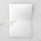 Shabby Chic Wedding Foto Dank je creditcard Bedankkaart (Binnen)