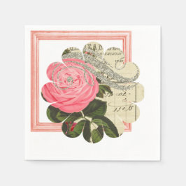 Shabby Chic Wedding Napkins Servetten
