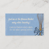 shabby chic whisk boog bakkerij bakkerijkoek visitekaartje (Achterkant)