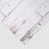 Shabby Chic Wit Hout Rustieke Boerderij Huwelijk Tissuepapier (Detail)