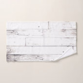 Shabby Chic Wit Houten Rustieke Boerderij Schuur Bad Handdoek (Handdoek)