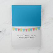 Shabby Chic Wood 55th Birthday Kaart (Binnen)