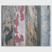 Shabby Chic Wood Abstract Cadeaupapier (Vlak)