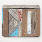 Shabby Chic Wood Abstract Muismat (Voorkant)