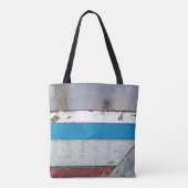 Shabby Chic Wood Pattern Tote Bag (Achterkant)