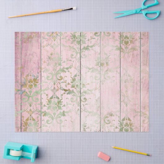 Shabby Chic Wood Series Design 12 Tissuepapier (Craft)