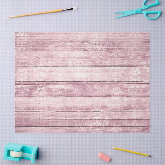 Shabby Chic Wood Series Design 13 Tissuepapier (Craft)