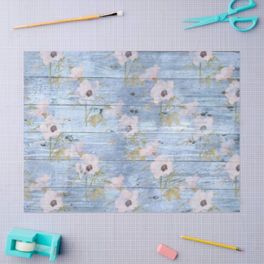 Shabby Chic Wood Series Design 4 Tissuepapier (Craft)