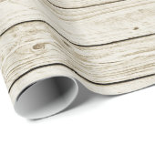 Shabby Chic Wood Texture Cadeaupapier (Rol Hoek)