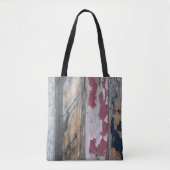 Shabby Chic Wood Tote Bag (Voorkant)
