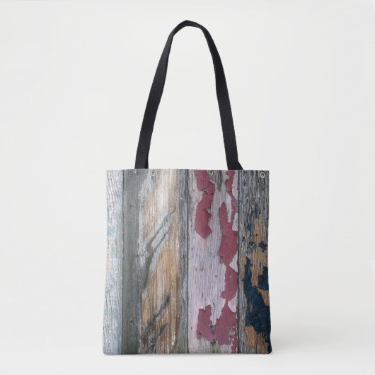 Shabby Chic Wood Tote Bag (Voorkant)