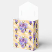 Shabby Chic Yellow Pansies Party Cake Favor Box Bedankdoosjes (Geopend)