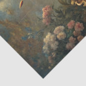 shabby chique barokke gouden fauteuil rozen tissuepapier (Detail)