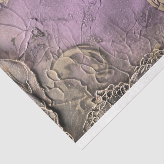 Shabby Chique, Bloemen & Demask Digitale Gemengde  Tissuepapier (Detail)