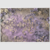 Shabby Chique, Bloemen & Demask Digitale Gemengde  Tissuepapier (Voorkant)