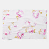 Shabby Chique Bord Roze Roze Keuken / Badhanddoek Theedoek (Horizontaal)