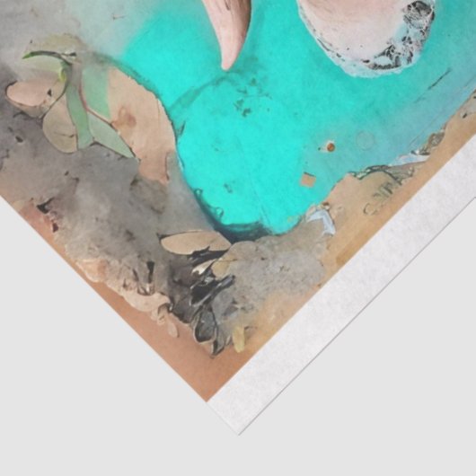 Shabby Chique Frans Land Decoupage Tissue Papier (Detail)