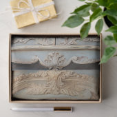 shabby chique garderobe bloemenpastel groen tissuepapier (Geschenk)