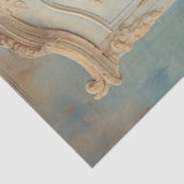 shabby chique garderobe bloemenpastel groen tissuepapier (Detail)