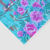 Shabby Chique Muzikale Vogels Papier voor DIY Deco (Detail)