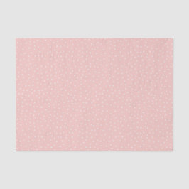 Shabby Chique Pastel Roze & Wit Polka Dot Patroon Tissuepapier