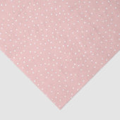 Shabby Chique Pastel Roze & Wit Polka Dot Patroon Tissuepapier (Detail)