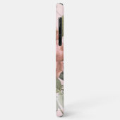 Shabby Chique Perzik Blush Roze Rozen Bloemen Patr Case-Mate iPhone Case (Achterkant/links)
