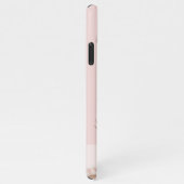 Shabby Chique Perzik Blush Roze Rozen Bloemen Patr iPhone Hoesje (Rechterkant)