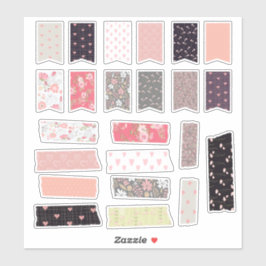 Shabby Chique Tape en Lint Planner Sticker
