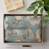  shabby chique vlinder & rozen tissue papier (Geschenk)