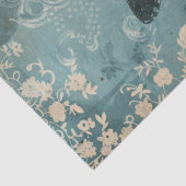  shabby chique vlinder & rozen tissue papier (Detail)