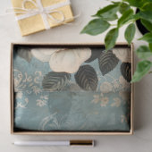  shabby chique vlinder & rozen tissue papier (Geschenk)