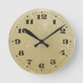 Shabby clock ronde klok (Voorkant)