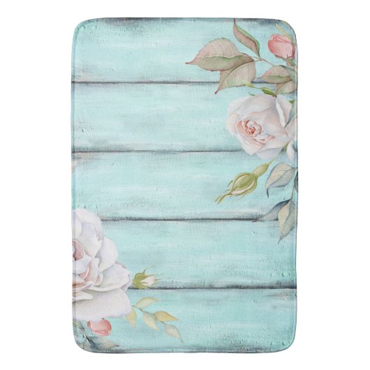 Shabby Country Chic Rustic Bath Mat (Voorkant Verticaal)