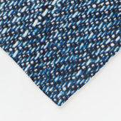 Shabby denim texture for background. Blue jeans Fleece Deken (Hoek)