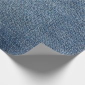 Shabby denim textuur voor achtergrond. Blauwe spij Cadeaupapier (Hoek)