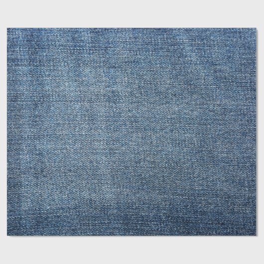 Shabby denim textuur voor achtergrond. Blauwe spij Cadeaupapier (Vlak)