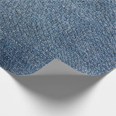 Shabby denim textuur voor achtergrond. Blauwe spij Cadeaupapier (Hoek)