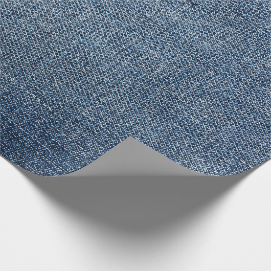 Shabby denim textuur voor achtergrond. Blauwe spij Cadeaupapier (Hoek)
