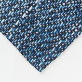 Shabby denim textuur voor achtergrond. Blauwe spij Fleece Deken (Hoek)