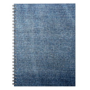Shabby denim textuur voor achtergrond. Blauwe spij Notitieboek