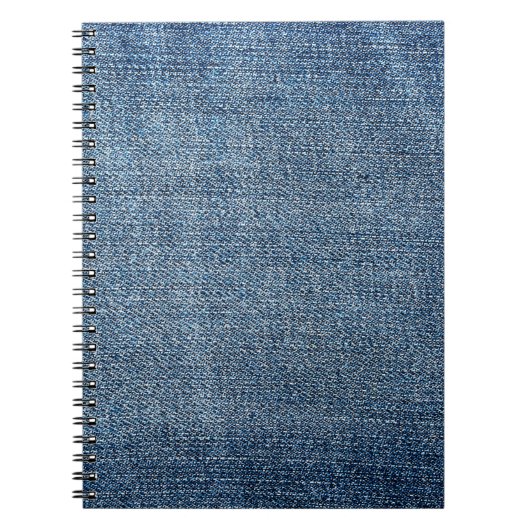 Shabby denim textuur voor achtergrond. Blauwe spij Notitieboek (Voorkant)